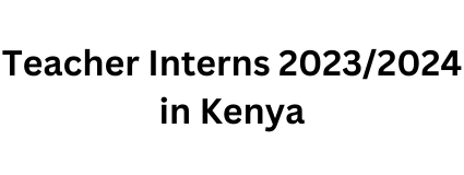 Teacher Interns in Kenya