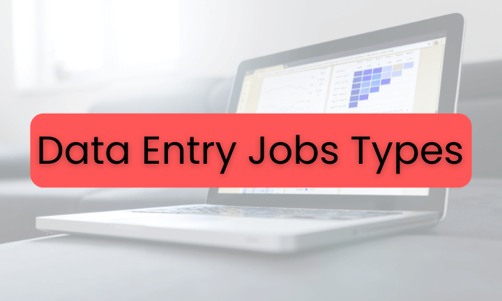 data entry jobs types